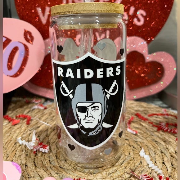 Gigikrafts.co Other - Raiders Glass cup